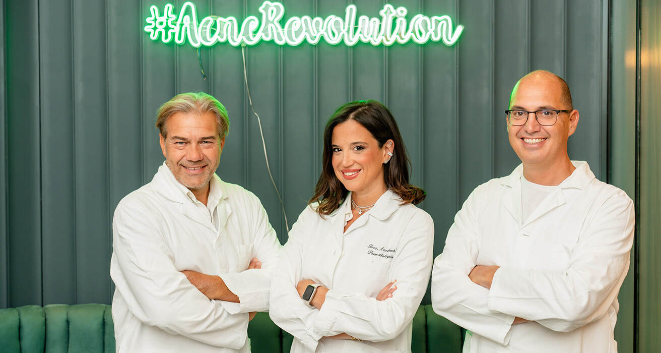 comitato scientifico acne revolution composto dal dottor francesco puglia, la dottoressa ines mordente e il dottor riccardo cassese